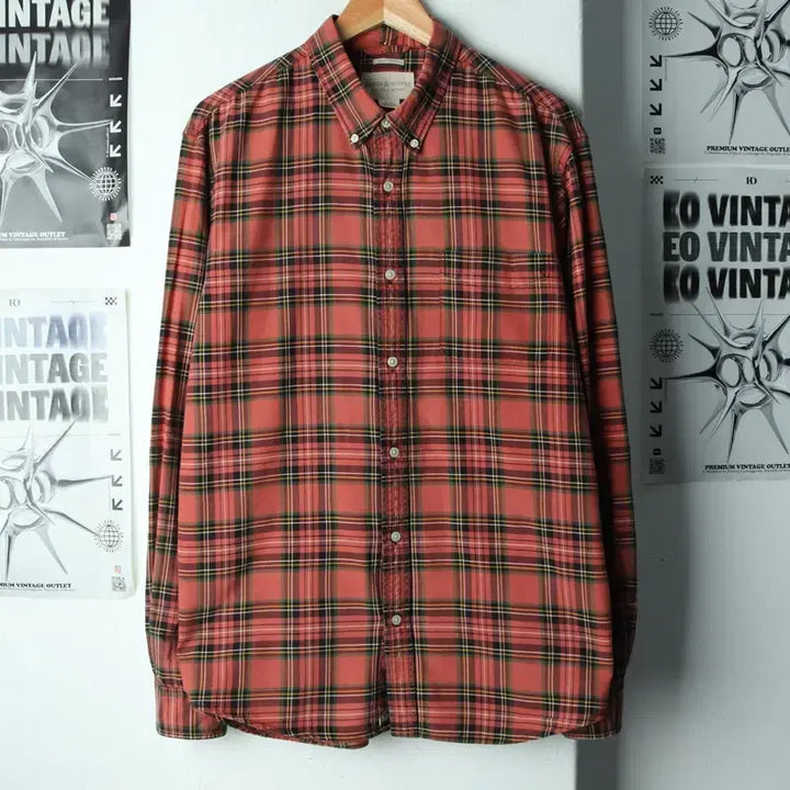 [BUNJANG] Polo Ralph Lauren Denim Supply Check Shirt / (XL-2XL) 폴로 랄프로렌 셔츠 남방 데님서플라이 체크-17CF3