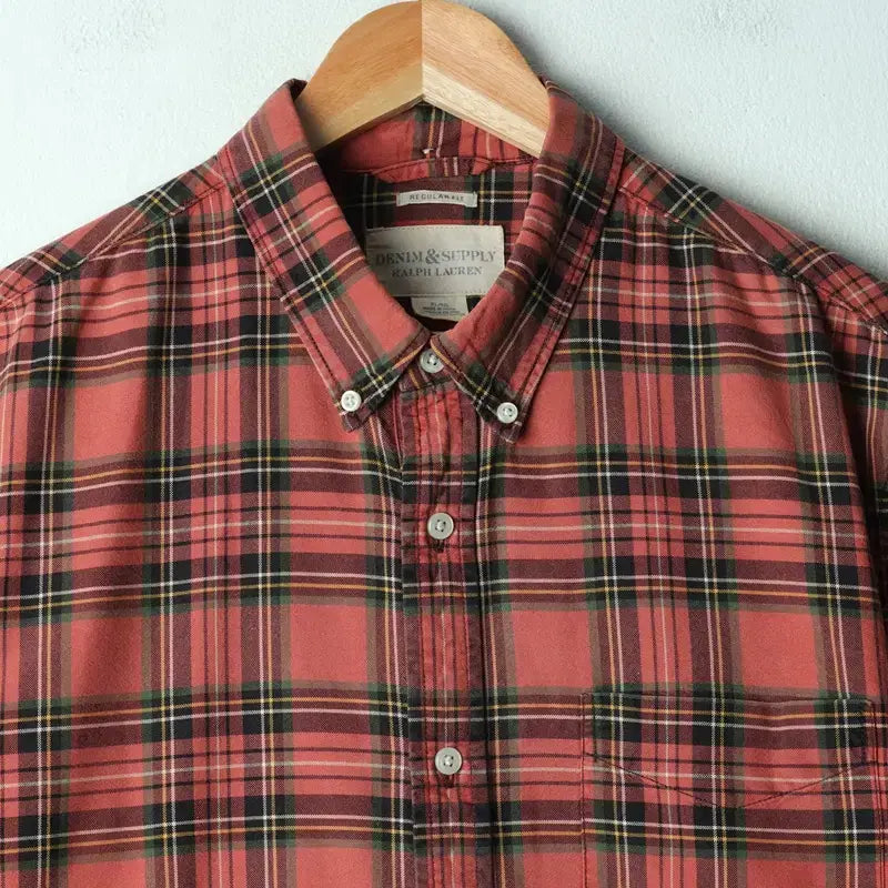 [BUNJANG] Polo Ralph Lauren Denim Supply Check Shirt / (XL-2XL) 폴로 랄프로렌 셔츠 남방 데님서플라이 체크-17CF3