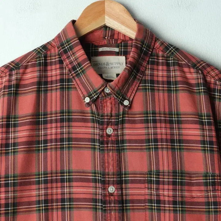 [BUNJANG] Polo Ralph Lauren Denim Supply Check Shirt / (XL-2XL) 폴로 랄프로렌 셔츠 남방 데님서플라이 체크-17CF3