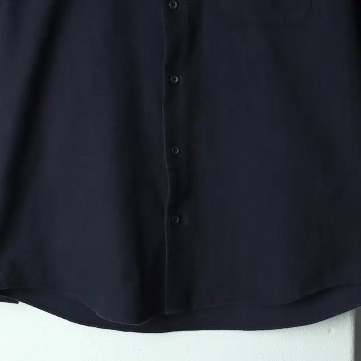 [BUNJANG] Aquascutum Herringbone Navy Shirt / (M) 아쿠아스큐텀 셔츠 남방 헤링본 네이비 무지-17CF7