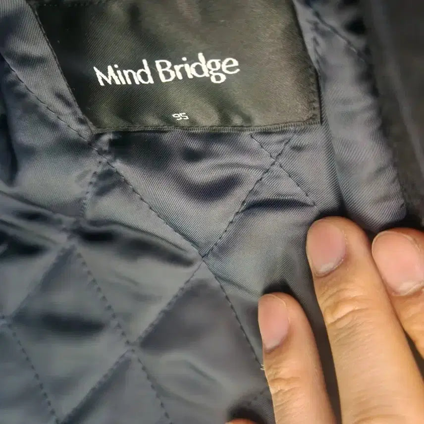[BUNJANG] Mind Bridge Black Coat 95 / 마인드브릿지 코트 블랙 95