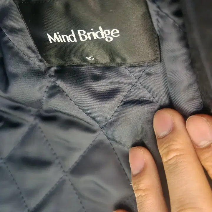 [BUNJANG] Mind Bridge Black Coat 95 / 마인드브릿지 코트 블랙 95