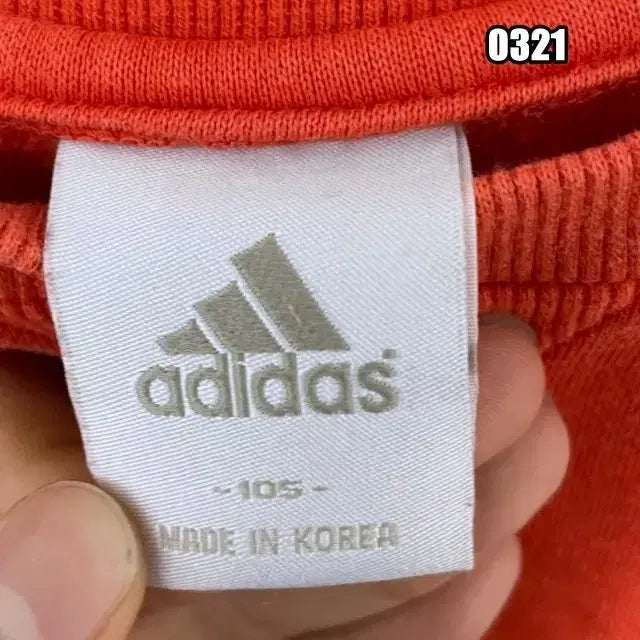 [BUNJANG] Adidas Big Logo Crop Sweatshirt / XL 아디다스 빅로고 크롭 맨투맨