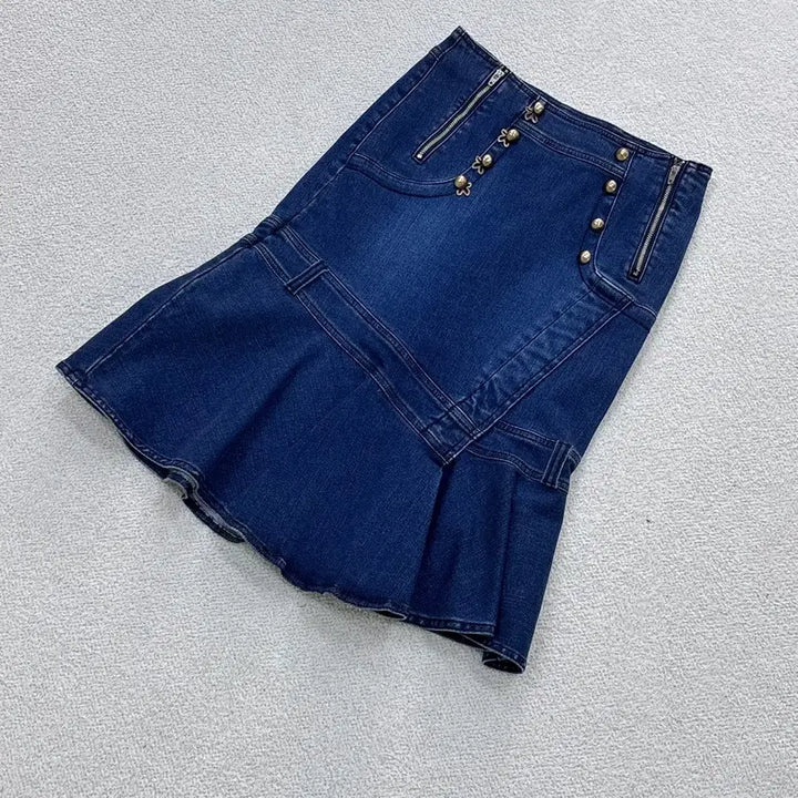 [BUNJANG] OMD Denim Midi Skirt / 64-92 OMD 데님 미디 스커트 0326E