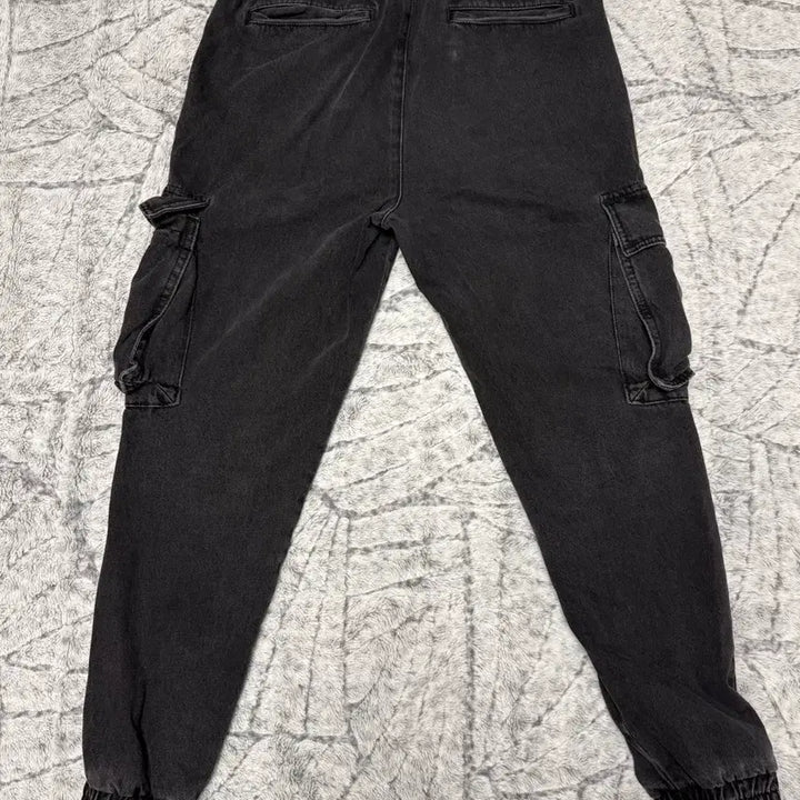 [BUNJANG] Juun.J Black Denim Cargo Jogger Pants / 준지 흑청 조거 46