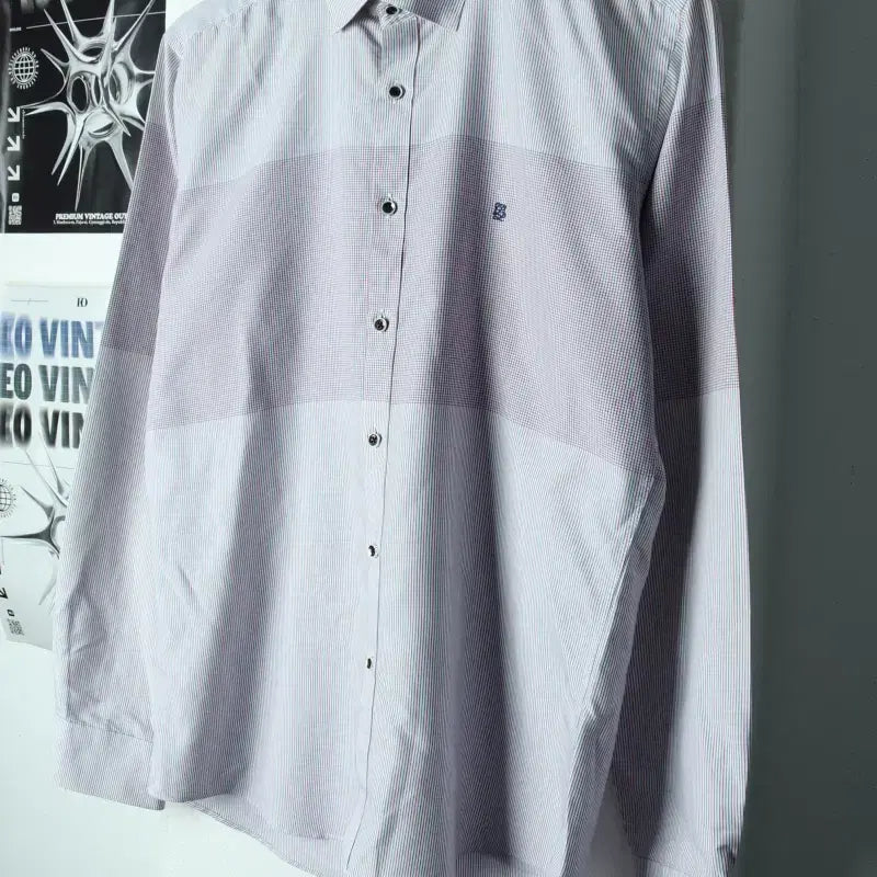 [BUNJANG] Louis Quatorze Stripe Shirt / (L) 루이가또즈 셔츠 남방 스트라이프 컬러믹스 아메카지-17D02