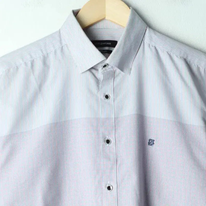 [BUNJANG] Louis Quatorze Stripe Shirt / (L) 루이가또즈 셔츠 남방 스트라이프 컬러믹스 아메카지-17D02