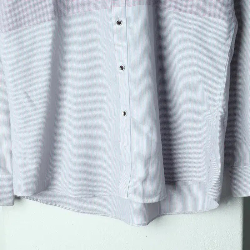[BUNJANG] Louis Quatorze Stripe Shirt / (L) 루이가또즈 셔츠 남방 스트라이프 컬러믹스 아메카지-17D02