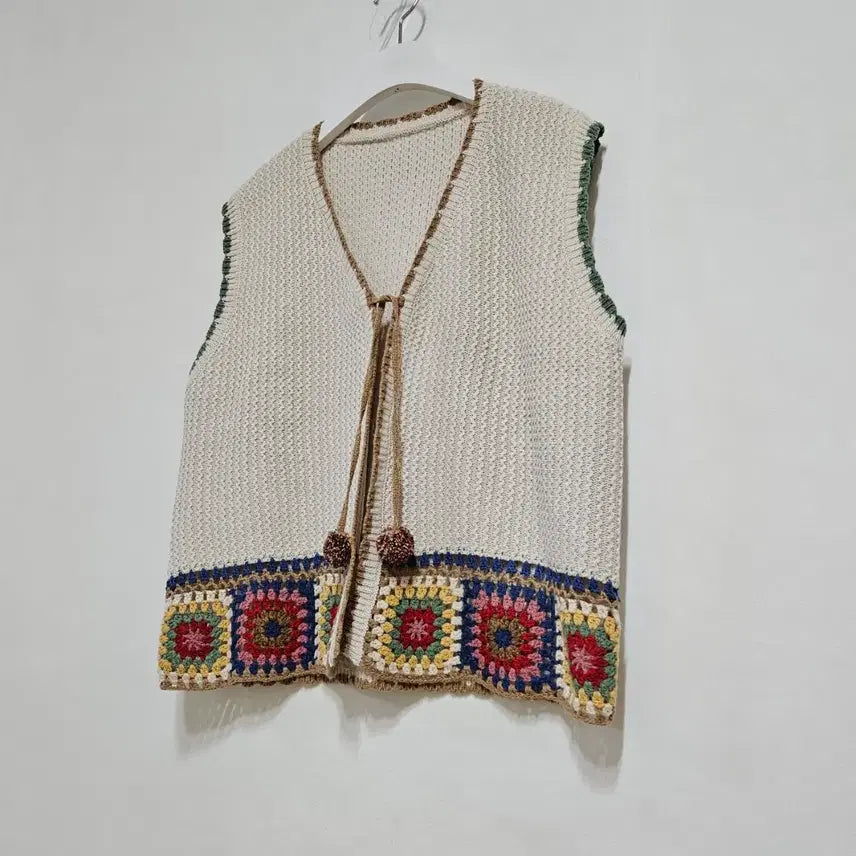 [BUNJANG] Crochet Open Knit Sweater / 크로쉐 오픈 니트