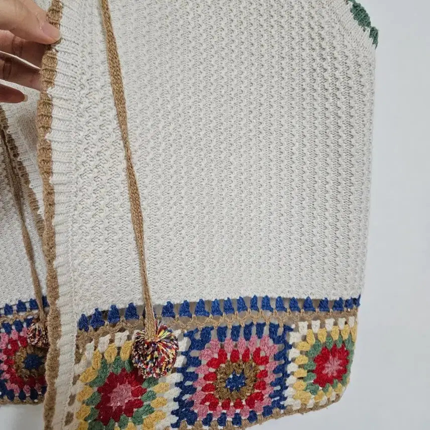 [BUNJANG] Crochet Open Knit Sweater / 크로쉐 오픈 니트