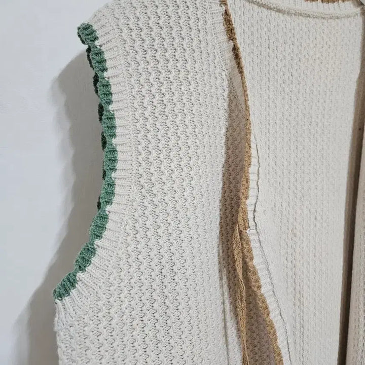 [BUNJANG] Crochet Open Knit Sweater / 크로쉐 오픈 니트