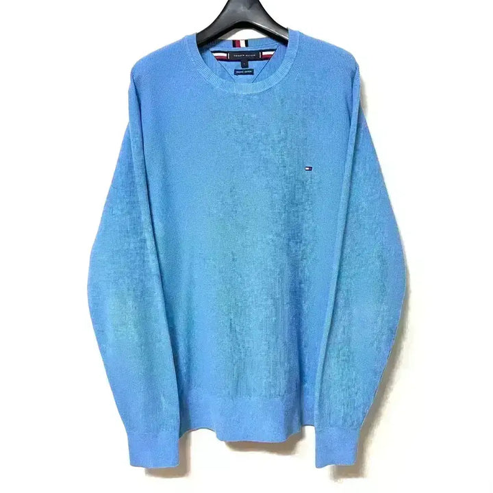 [SOLD OUT] [L,100]타미힐피거 니트 스웨터 타미 블루