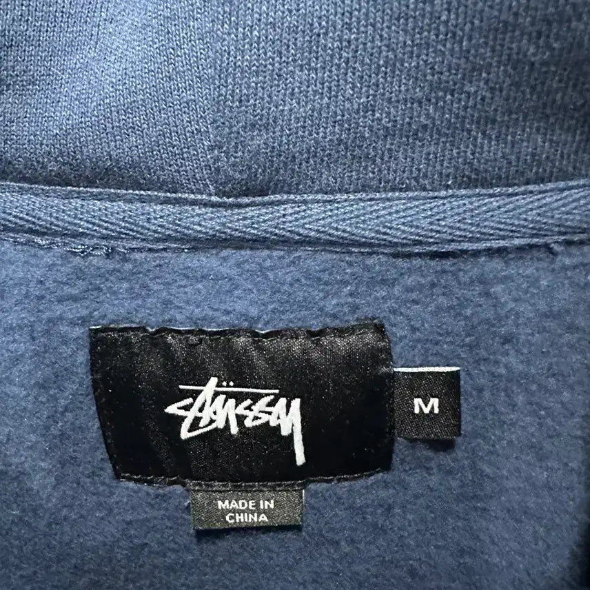[BUNJANG] Stussy Navy Hoodie M / 스투시 후드티 네이비 M