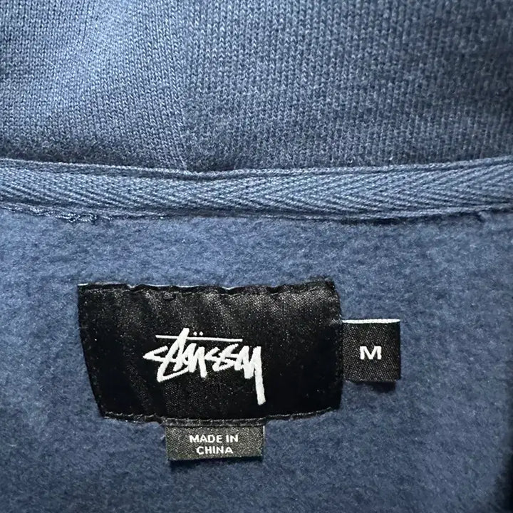 [BUNJANG] Stussy Navy Hoodie M / 스투시 후드티 네이비 M