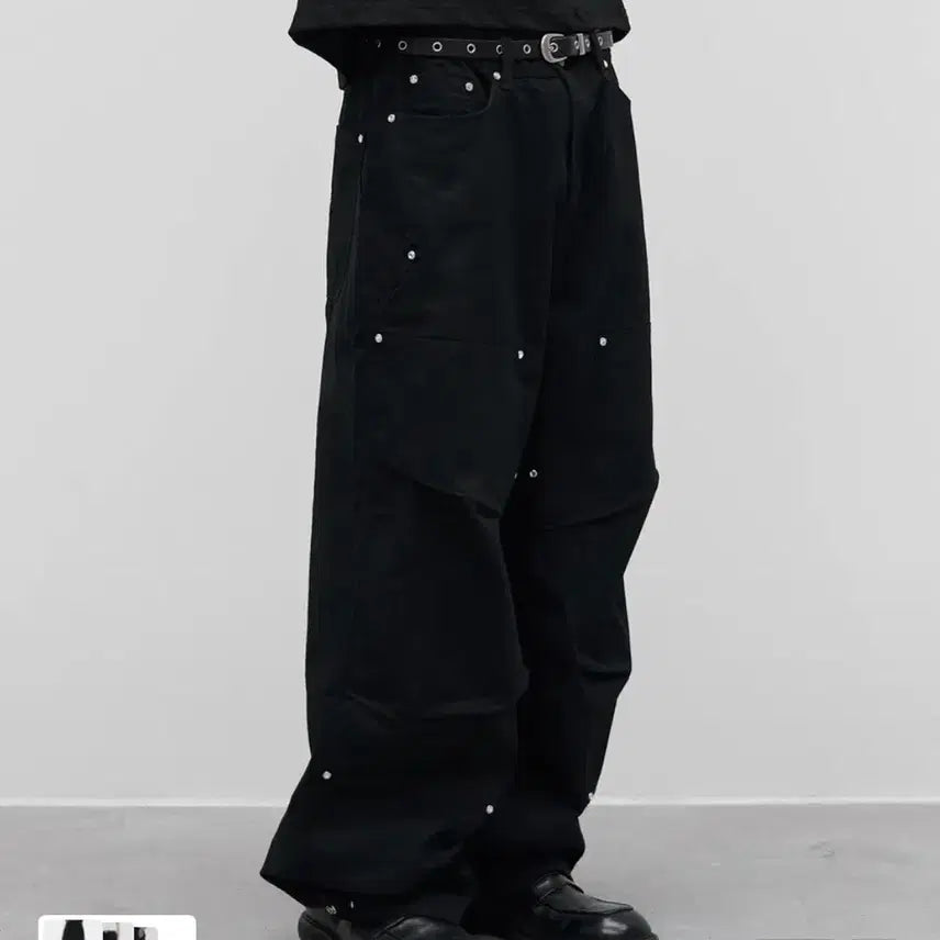 [BUNJANG] Revet Double Knee Pants / Jewelry Revet Double Knee Pants