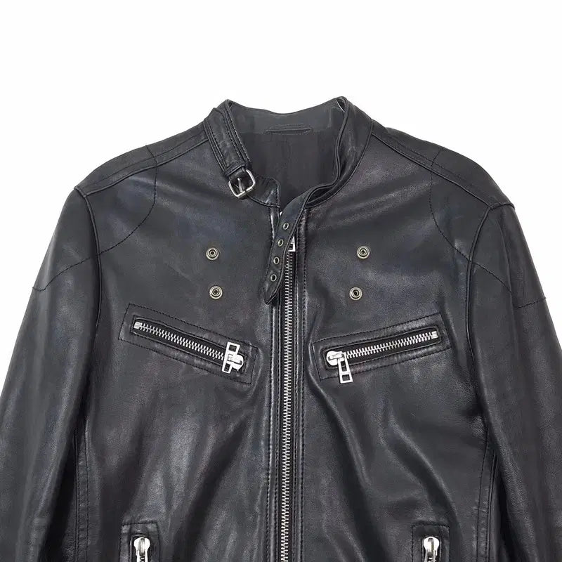 [BUNJANG] Zadig &amp; Voltaire Homme Lambskin Leather Jacket S / 쟈딕앤볼테르 옴므 램스킨 레더 자켓 S