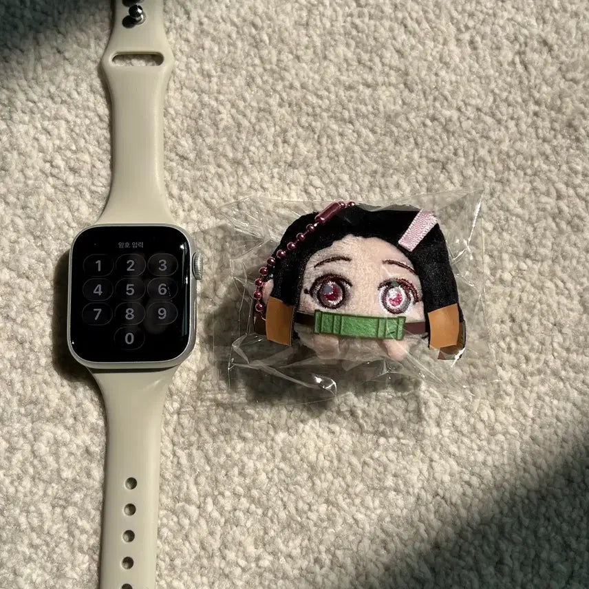 [BUNJANG] Demon Slayer Nezuko Mini Doll Nuigurumi Keychain / 귀멸의칼날 네즈코 미니 인형 누이 키링