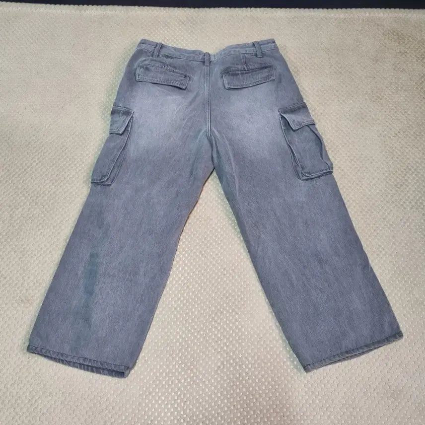 [BUNJANG] Musinsa Standard Denim Cargo Wide Pants / (34) 무신사 스탠다드 데님 카고 와이드팬츠