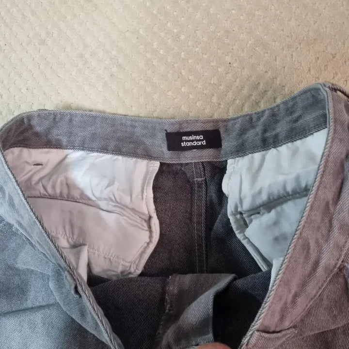 [BUNJANG] Musinsa Standard Denim Cargo Wide Pants / (34) 무신사 스탠다드 데님 카고 와이드팬츠