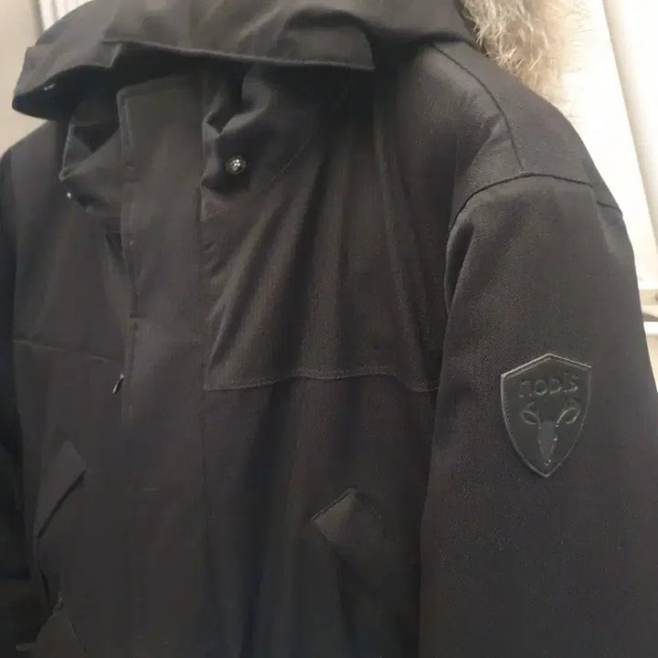 [BUNJANG] Novis Dylan Hooded Bomber Black XL / (XL) 상태 최상급 노비스 딜런 후드 봄버 블랙