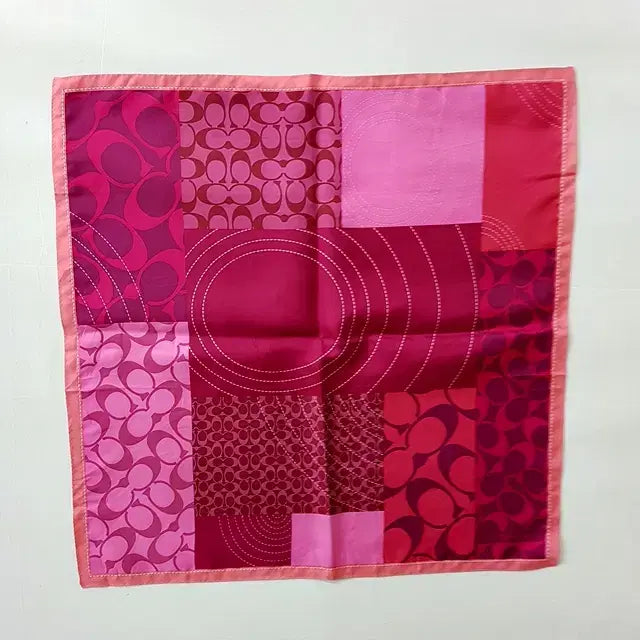 [BUNJANG] COACH Silk Scarf / COACH 코치 실크 스카프