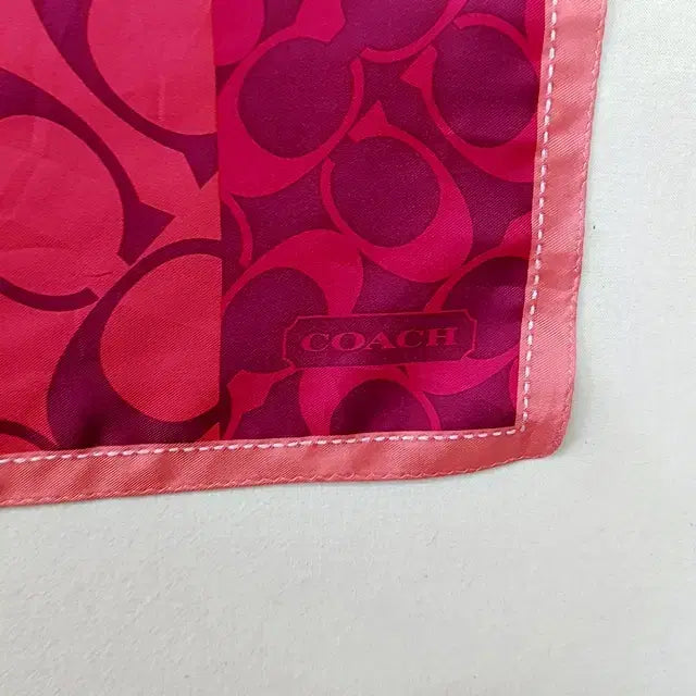 [BUNJANG] COACH Silk Scarf / COACH 코치 실크 스카프