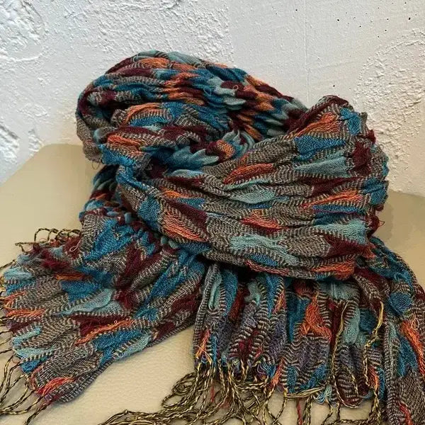[SOLD OUT] 빈티지 플리츠 스카프