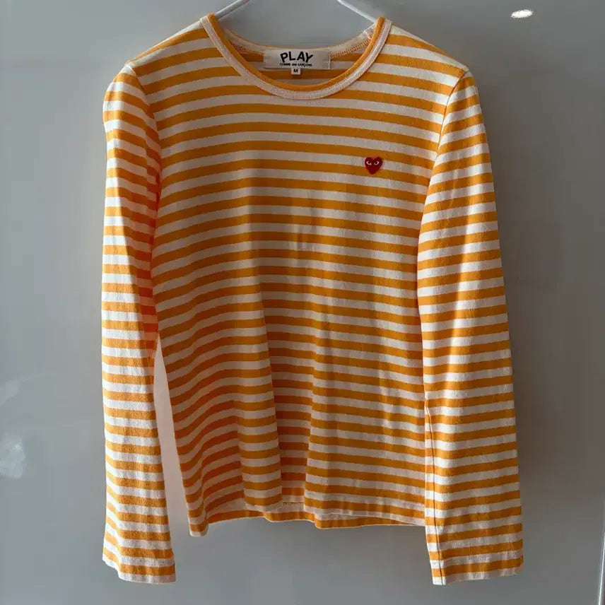 [SOLD OUT] 꼼데가르송 스트라이프 긴팔티셔츠 M