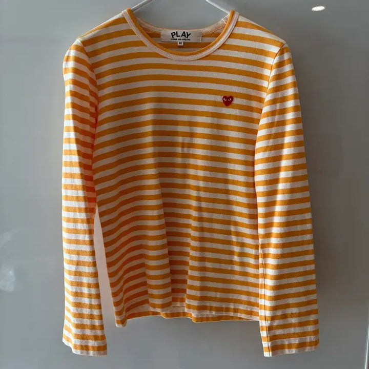 [SOLD OUT] 꼼데가르송 스트라이프 긴팔티셔츠 M