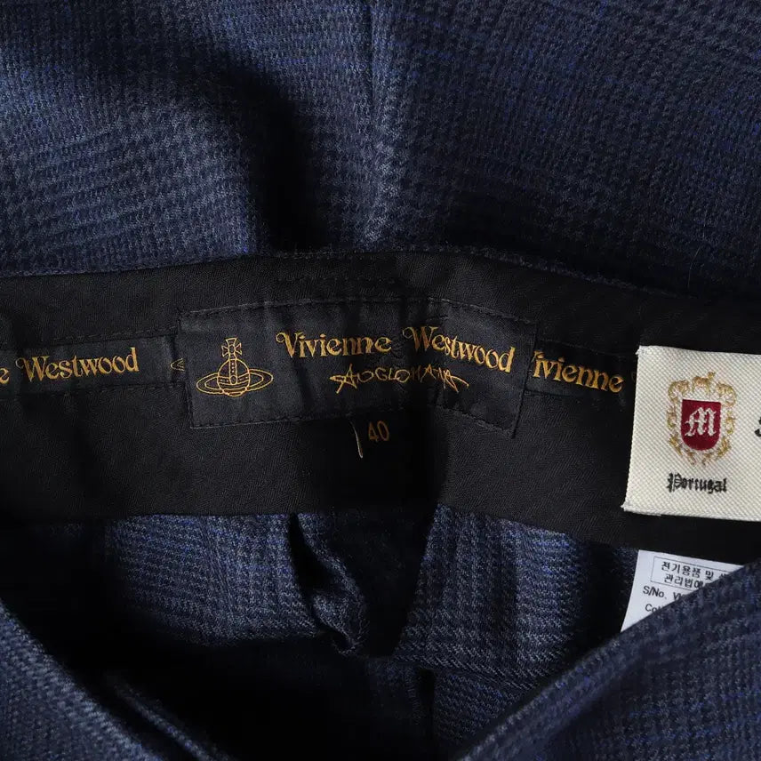 [BUNJANG] Vivienne Westwood Check Pattern Slacks / 비비안 웨스트우드 체크 패턴 슬랙스
