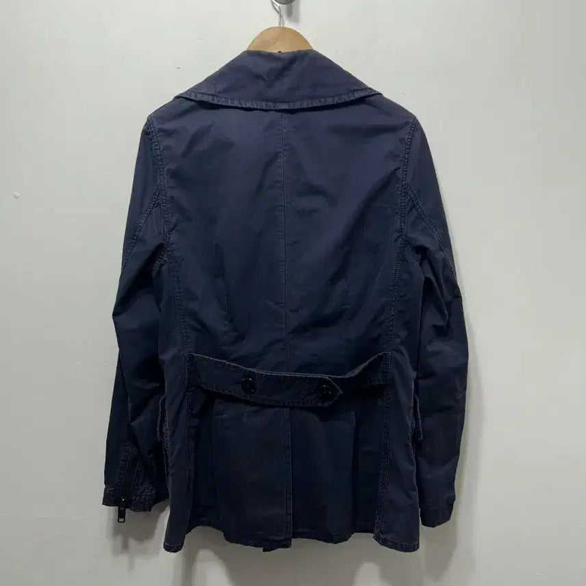 [BUNJANG] Polo Ralph Lauren Cotton Peacoat Jacket Navy S / 폴로 랄프로렌 면 네이비 피코트 자켓 S