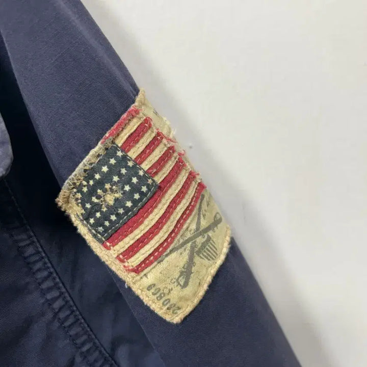 [BUNJANG] Polo Ralph Lauren Cotton Peacoat Jacket Navy S / 폴로 랄프로렌 면 네이비 피코트 자켓 S