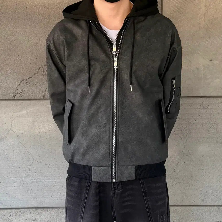 [SOLD OUT] 후드 레이어드 자켓 M/L 새상품