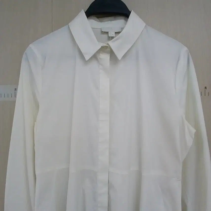 [BUNJANG] COS White Long Shirt Dress / COS 화이트 롱 셔츠 원피스