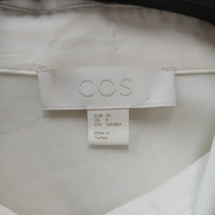 [BUNJANG] COS White Long Shirt Dress / COS 화이트 롱 셔츠 원피스