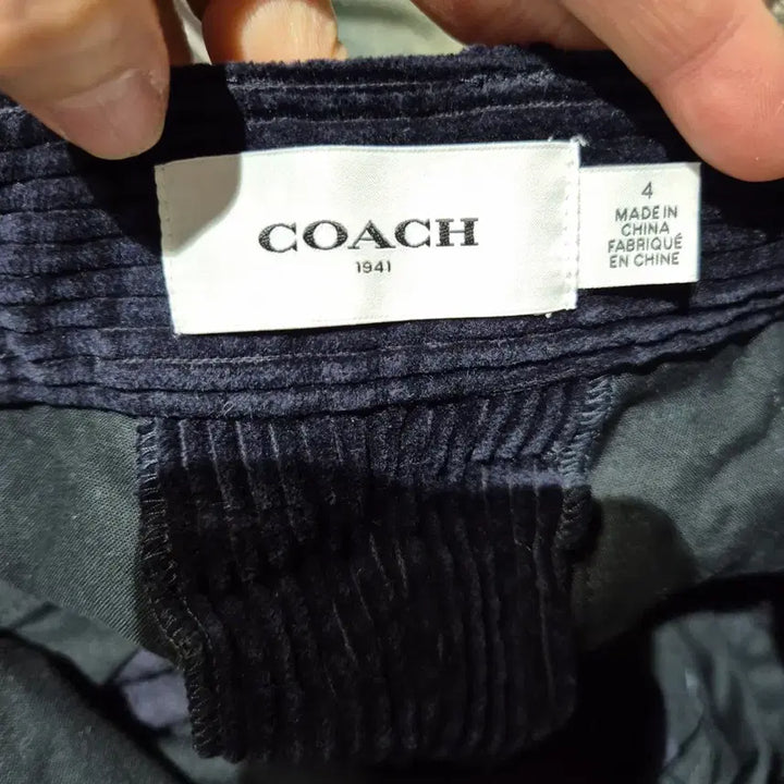 [BUNJANG] Coach Corduroy Pants / 코치 골덴 바지