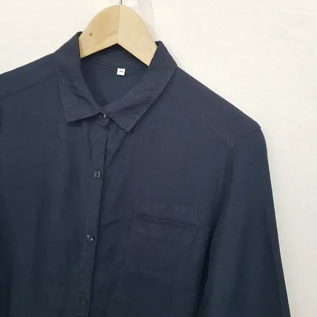 [BUNJANG] MUJI Linen 100% Navy Dress / 무인양품 MUJI 린넨 100% 원피스 네이비