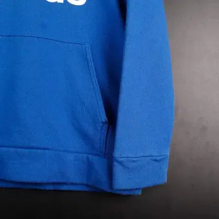 [BUNJANG] Adidas Tri-Stripe Blue Hoodie / [XL] 아디다스 삼선 블루 후드티