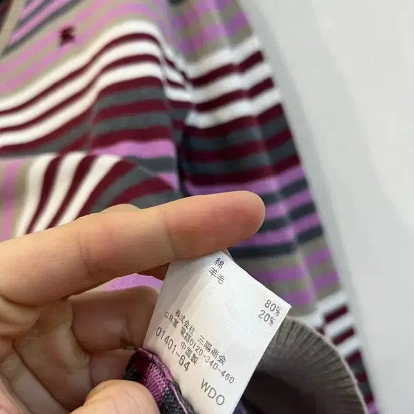 [SOLD OUT] 버버리 블랙라벨 코튼 울 니트 우먼즈