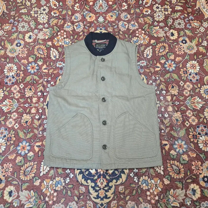 [BUNJANG] Pendleton Cotton Canvas Wool Lined Vest / [M] 펜들턴(Pendleton) 코튼 캔버스 울 라이닝 베스트