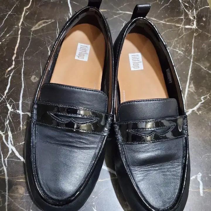 [BUNJANG] Fitflop Black Loafers UK3.5 / 핏플랍 블랙 로퍼 Uk3.5