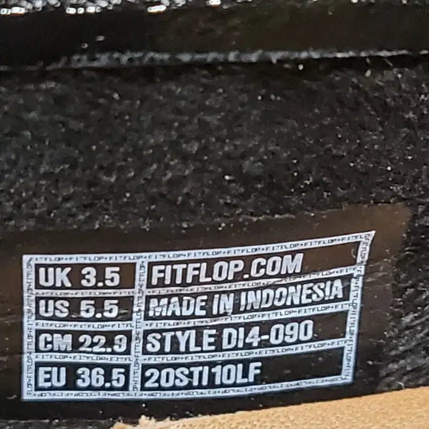 [BUNJANG] Fitflop Black Loafers UK3.5 / 핏플랍 블랙 로퍼 Uk3.5