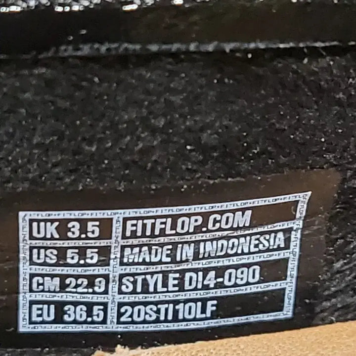 [BUNJANG] Fitflop Black Loafers UK3.5 / 핏플랍 블랙 로퍼 Uk3.5