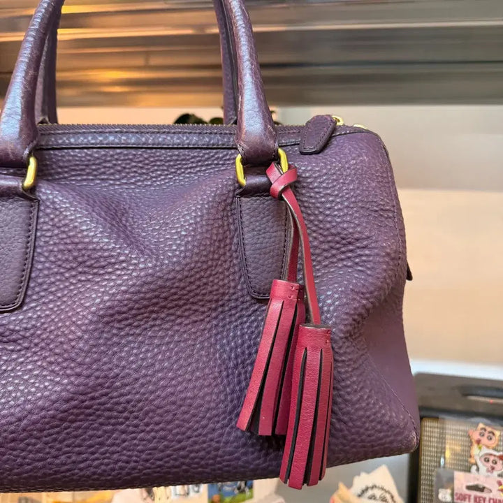 [BUNJANG] Coach Boston Top Handle Leather Bag / 올드 코치 보스턴 탑 핸들 백 숄더백 토트백