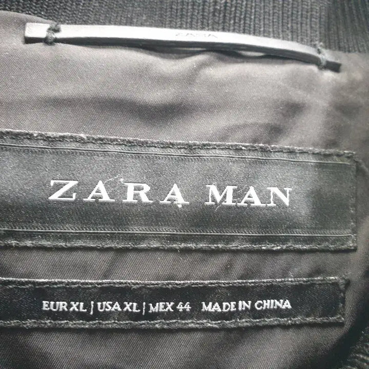 [BUNJANG] ZARA MAN Black Hooded Jumper / ZARA MAN 남성XL 블랙 후드 점퍼 M3628
