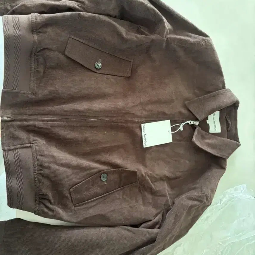 [SOLD OUT] 밀로아카이브 퍼넷 코듀로이 블루종 자켓 XL [딥 브라운]