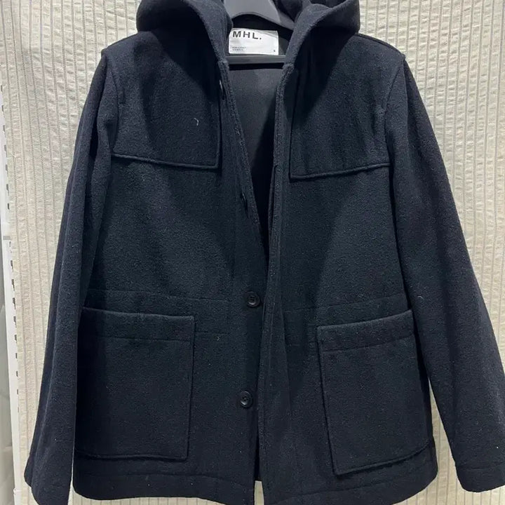 [SOLD OUT] Mhl 울 후드 코트