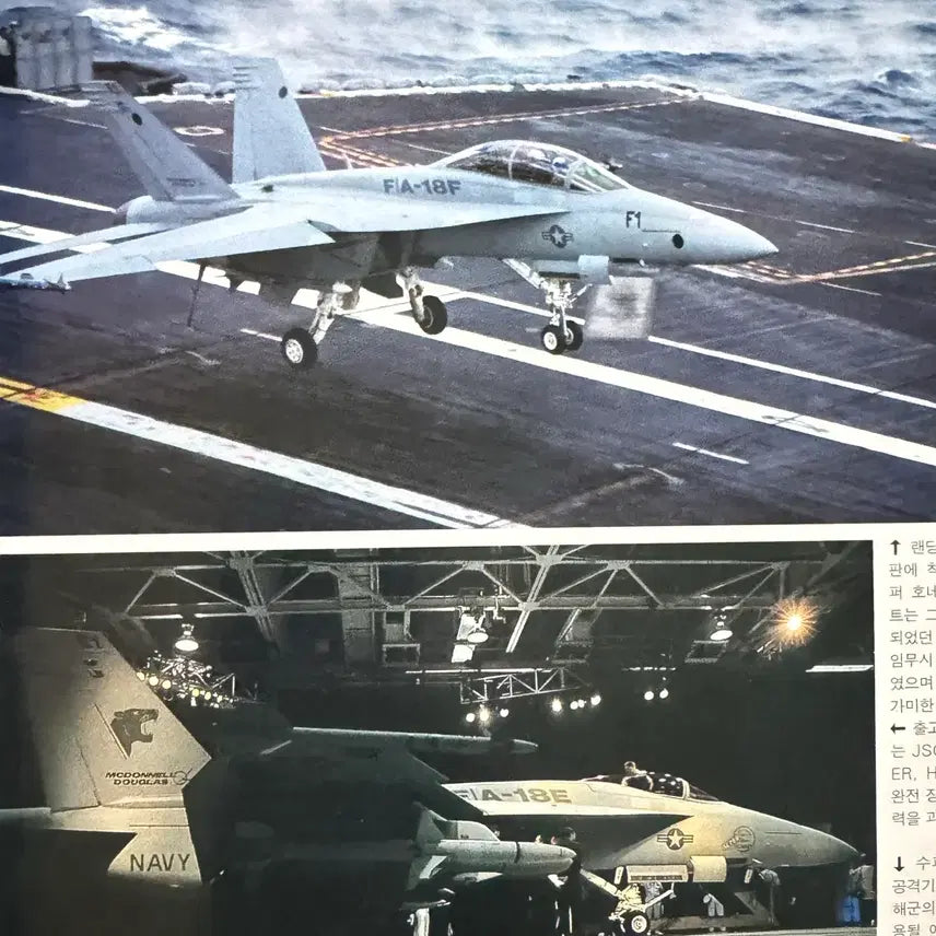 [BUNJANG] F-14 Tomcat &amp; F/A-18 Hornet Photo Album (1999) / (희귀화보)F-14 톰캣 F/A-18 호넷 화보집 (1999년 출간)