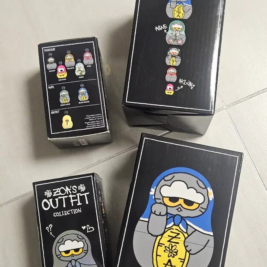 [BUNJANG] Joan Friends Matryoshka Figure + Random Keyring / 조앤프렌즈 마트로시카 피규어+랜덤 키링