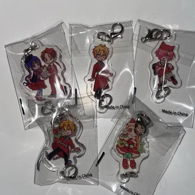 [BUNJANG] Jibaku Shounen Hanako-kun Acrylic Keyring Bundle Set / 지박소년 하나코군 아크릴 25권 특전 키링 일괄